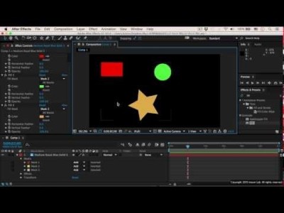 [애프터이펙트 강좌] 18 마스크 개요
