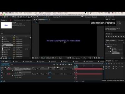 [애프터이펙트 강좌] 39 이펙트 1