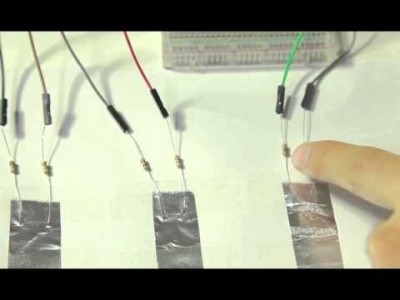 프로젝트 - 쿠킹 호일로 터치센서 만들기