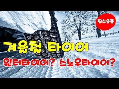 [초보운전탈출] ♥ 겨울철 타이어 윈터타이어? 스노우타이어? 과연 중요할까? ㅣ 겨울철 차량용품 ㅣ 미남의운…