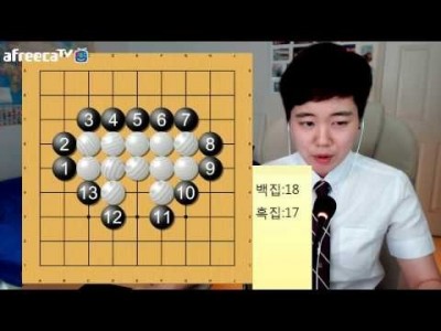 [1화] 초보바둑교실[3부]★신의 첫 걸음마-프로연우(바둑,바둑복기,프로기사)