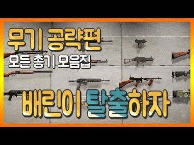 [배틀그라운드 공략] 배린이를 위한 모든총기 공략 모음집 초보자꿀팁 BATTLEGROUNDS/배그/PUBG[…