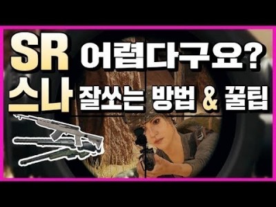 [배틀그라운드 공략] SR이 어렵다구요? 스나 잘쏘는 방법&꿀팁 [핫스]