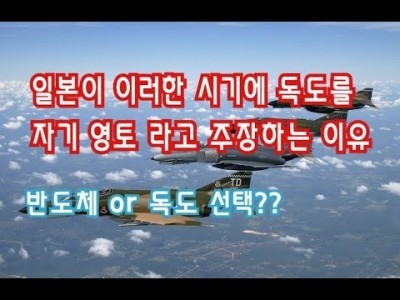 러시아의 독도난입에 일본이 자기영토 주장하는이유  반도체or독도 선택?