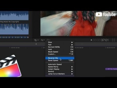 파이널컷 동영상 역재생(되감기)하는 방법
