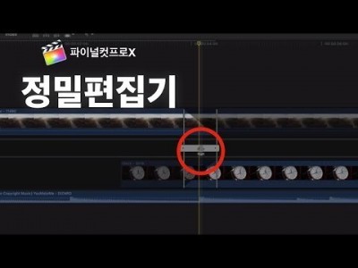 파이널컷 화면전환효과를 컨트롤하는 방법(정밀편집기)