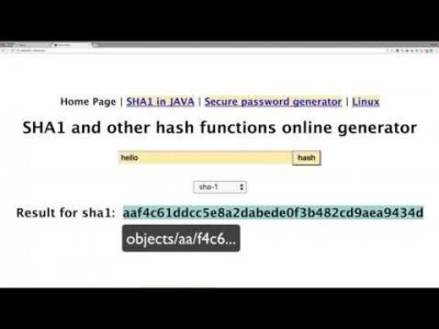 지옥에서 온 GIT : 원리 - objects 파일명의 원리