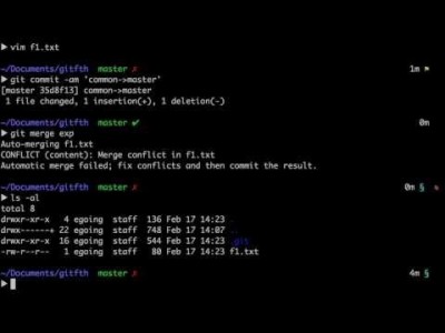 지옥에서 온 Git - 원리 : merge & conflict