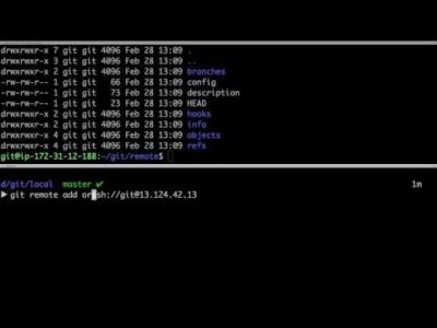 지옥에서 온 Git - 자기 서버에 원격 저장소 만들기 (My Server)