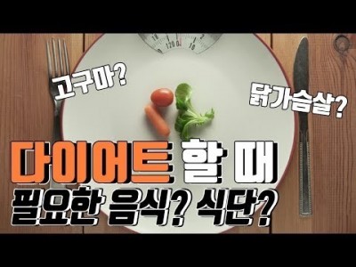 다이어트에 필요한 음식? 고구마? 닭가슴살?