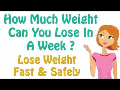 How Much Weight Can You Lose In A Week ?, Healthy Diet, Diet…