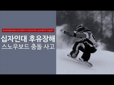 십자인대 후유장해 : 스키사고로 인한 보상처리