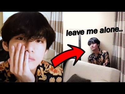 BTS Taehyung got MAD on his VLIVE? Why Did He Move Back?