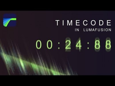 [루마퓨전 LumFusion 강좌] 루마퓨전으로 타임코드 만들기