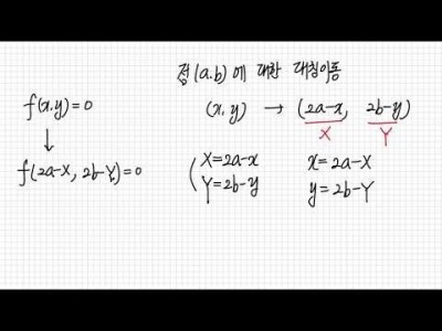 수학1 - 도형의 대칭이동