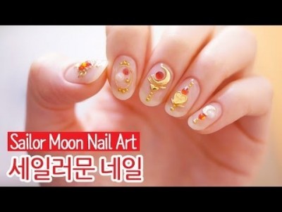 세일러문 젤네일아트 : Sailor Moon Nail Art