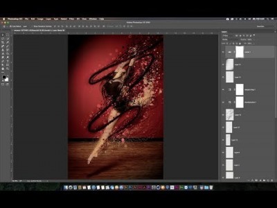 [포토샵 강좌] 부서지는 효과 02 - 브러쉬 연습/복습