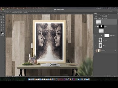 [포토샵 강좌] 12-5 수채화 브러쉬 활용하기 - 브러쉬 연습/복습