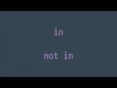 #36 멤버쉽 연산자 | 파이썬 강좌 코딩 기초 강의 Python | 김왼손의 왼손코딩