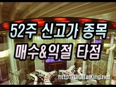 [주식] 52주 신고가 매수타점과 익절타점(52주 신고가 매매핵심TIP)