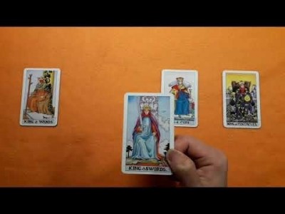 타로카드 마이너카드 스캔하기 16편(킹카드모음편)